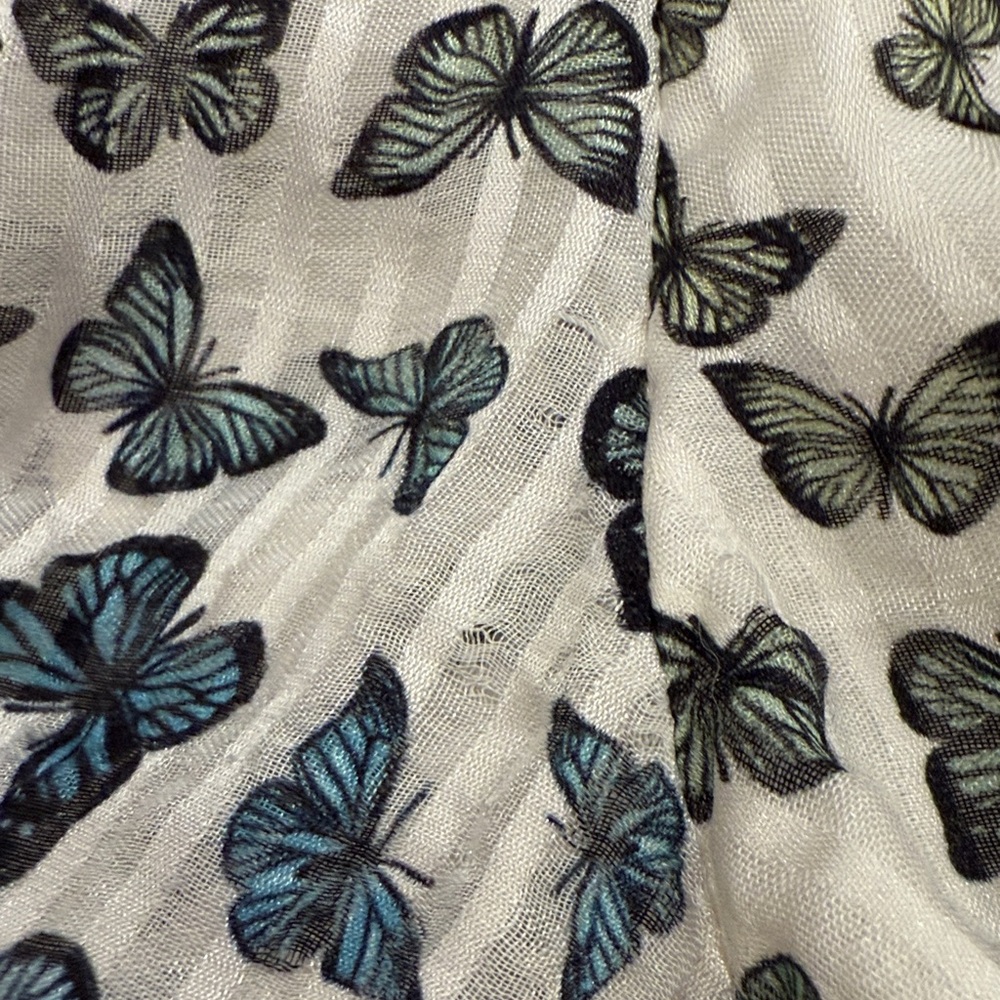 Cami NYC Ombre Butterfly Print One-Shoulder Lenore Silk Top - fits like large - Picture 8 of 8